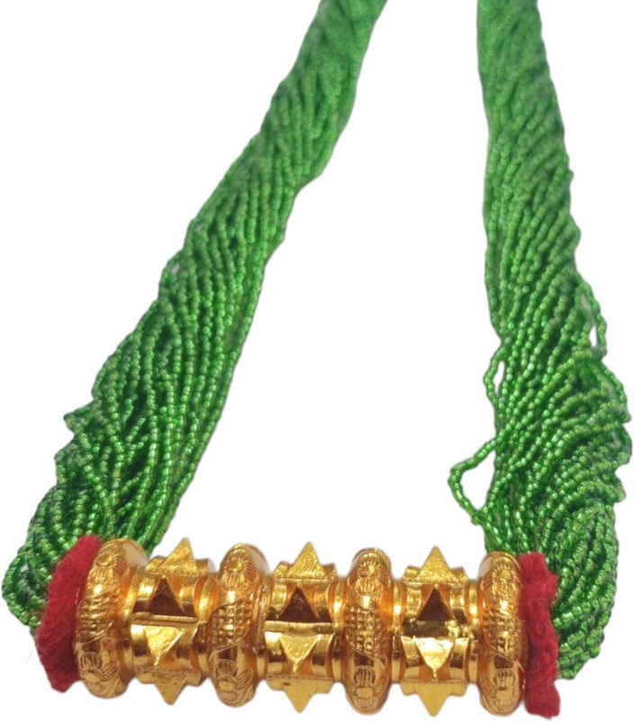 Nepali Shadi Ki Mala PUJA Nepali Traditional Green Pothey Mala