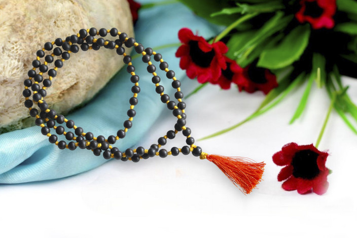 KC PRODUCTS Karungali Knotted mala Malai Ebony Wood Knotted mala