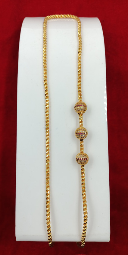 Light Weight Grt Jewellers Mugappu Designs Diamond Mugappu Chain