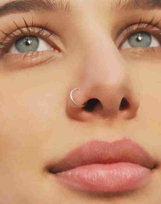 Silver Nose Nose Piercing Stud Cost Nose Ring Body Piercing Cost