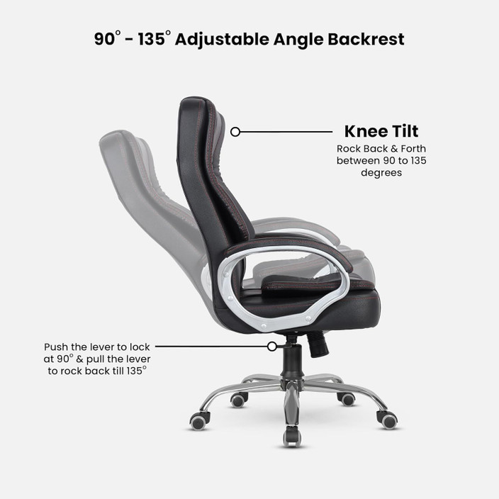 MAESTRO Revolving Leatherette Ergonomic chair Home Office