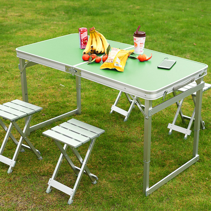 Portable Picnic Picnic Foldable Table With Seats Folding Aluminum