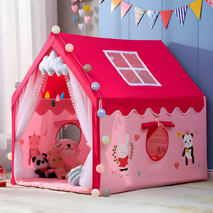 SANGANIENTERPRICE Play Tent House,for 3-13 Year Old Girls and Boys