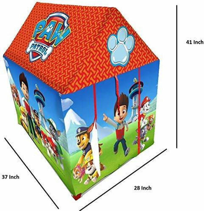 PAW PATROL Kids Indoor Outdoor Play Tent House (Multicolor
