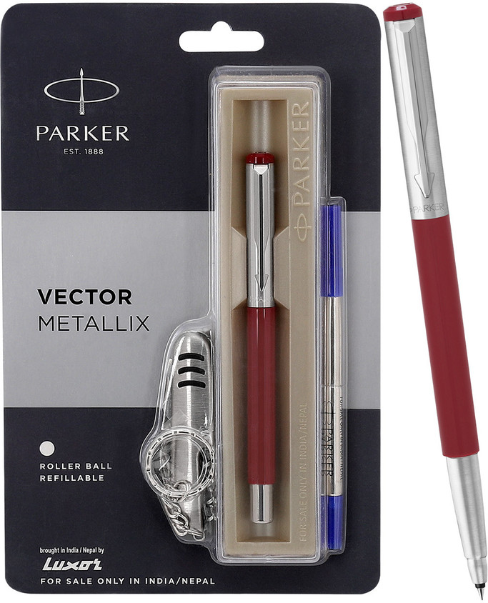 Roller Ball Pen Quill Rollerball Pen PARKER Vector Metallix Roller