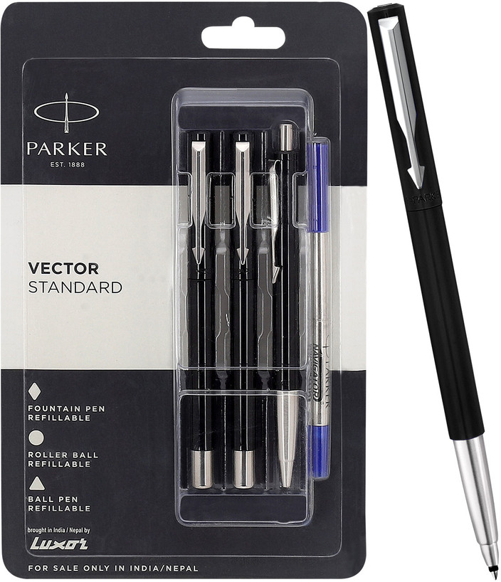 Ballpoint Pen Quill Rollerball Pen PARKER Vector Standard Triple