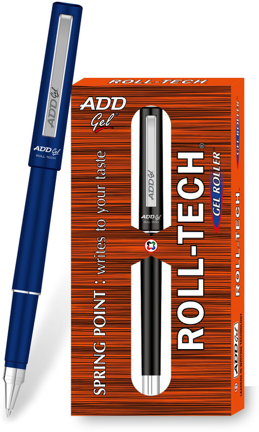 Gel Ink Add Gel Click Pen Add Gel Achiever Gel Pen In Black, Blue