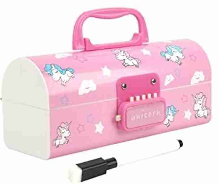 Kanon BOX付 全19本セット 特典付き Mr.variya Kids Pen & Pencil Box | Suitcase Style Password Lock