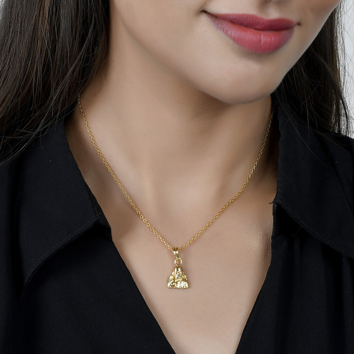 Sai Baba Gold Chain Design Sai Gold Locket PYR JEWELS Sai Baba