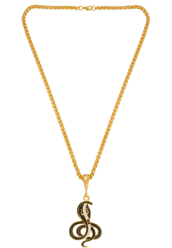 morir Gold Plated Brass Big Size Goga Maharaj Snake Naag Dev