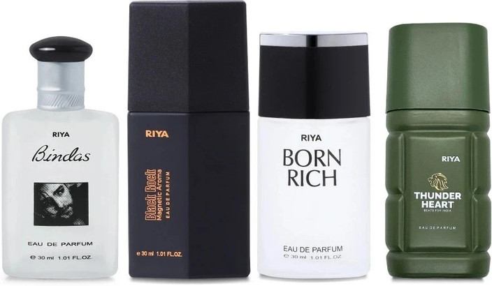 30ml Riya Deo Price Buy RIYA Bindas, Black Rock, Born Rich Thunder