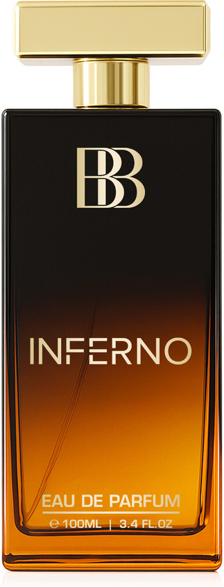 BERGAMOT BEAUTE Inferno Eau de Parfum Long Lasting Perfume for Men with Bergamot and Musky Eau de Parfum 100 ml