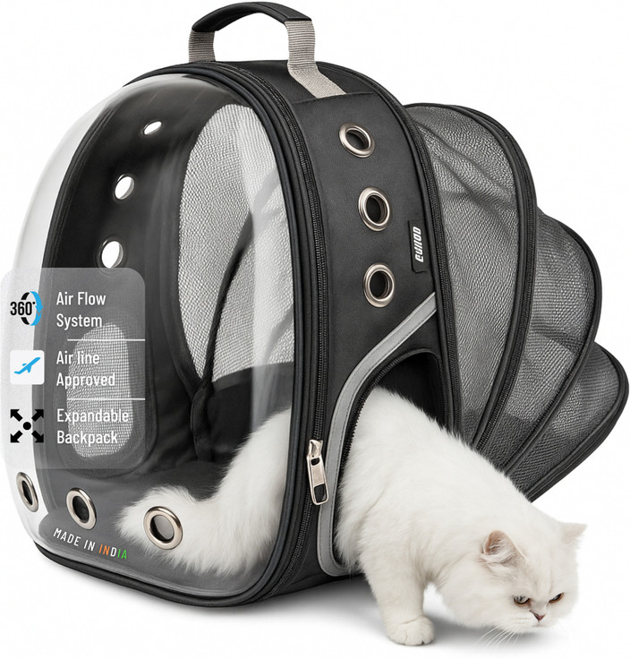 Kika Cat Carrier Duffle Bag Pet Carrier Bag Bubble Backpack For