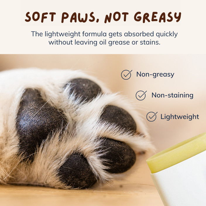 COCO CRUSH Paw Balm for Dogs, Cats 100% Natural Care for Cracked