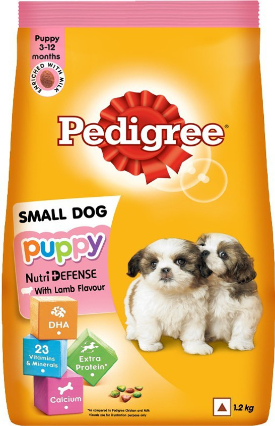 Shih Tzu Pedigree Pet Products PEDIGREE Puppy Small Dog Lamb, Milk