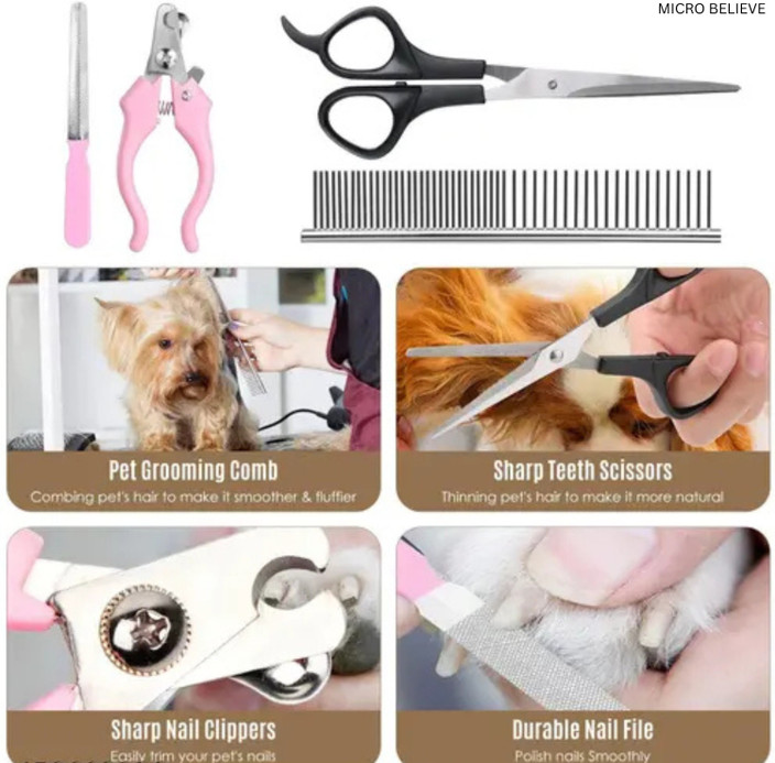 SMARTHUBSTORE Clippers Rechargeable Cordless Quiet Dog Grooming Kit for  Dogs Cats Pet Multicolor Pet Hair Trimmer