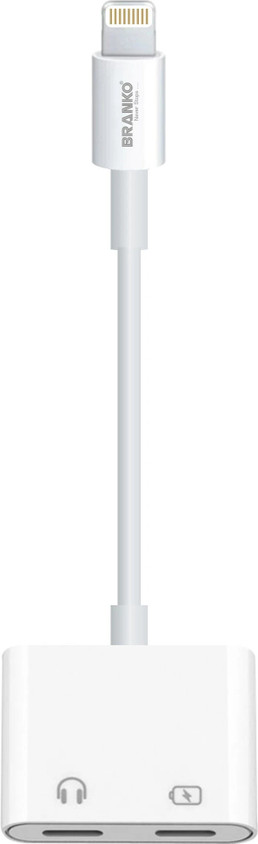 Iphone Double Lightning Adapter Branko White Dual Lightning