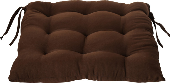 Brown Genuine Leather Chair Pads Edge 35