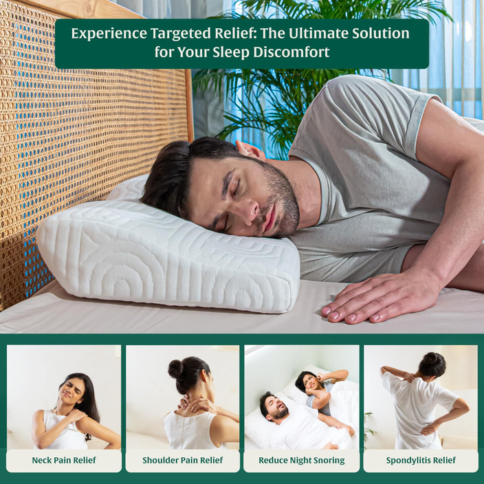 Shoulder Pain Best Pillow For Snoring And Neck Pain The White