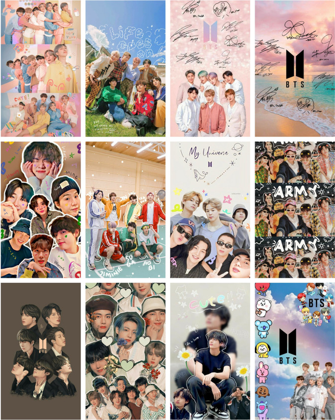 BTSポスターセット BTS poster card for wall decor HD poster || set