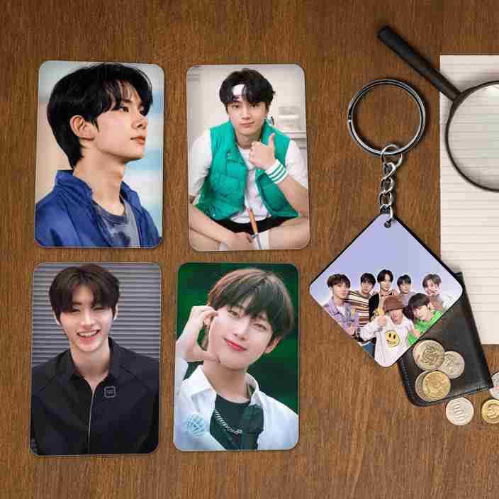 Enhypen Group Keychain ( With 8 Freebie Photo cards ) Canvas Art