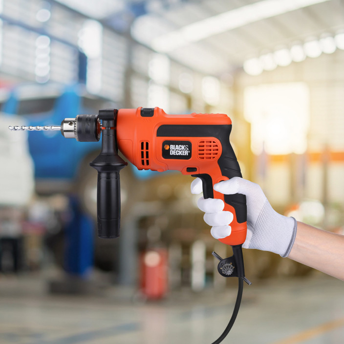 Hammer Different Types Of Hand Drills Decker Kr554re Black And