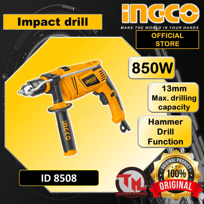Corded Drills Ingco Impact Drill 850w INGCO 13 Mm Impact Drill