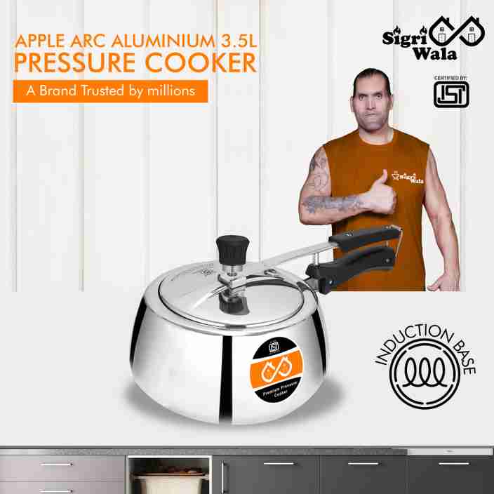Inner Lid Apple Pressure Cooker Ltr Sigri-wala Apple Arc Aluminium