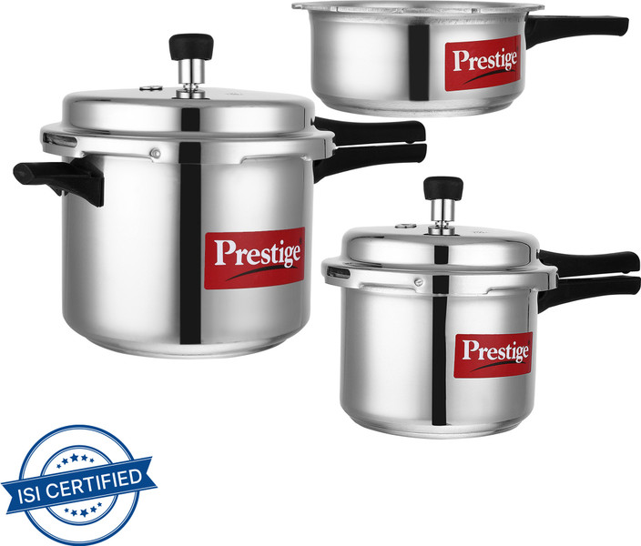 Prestige Pressure Flipkart Pressure Cooker Combo Aluminium
