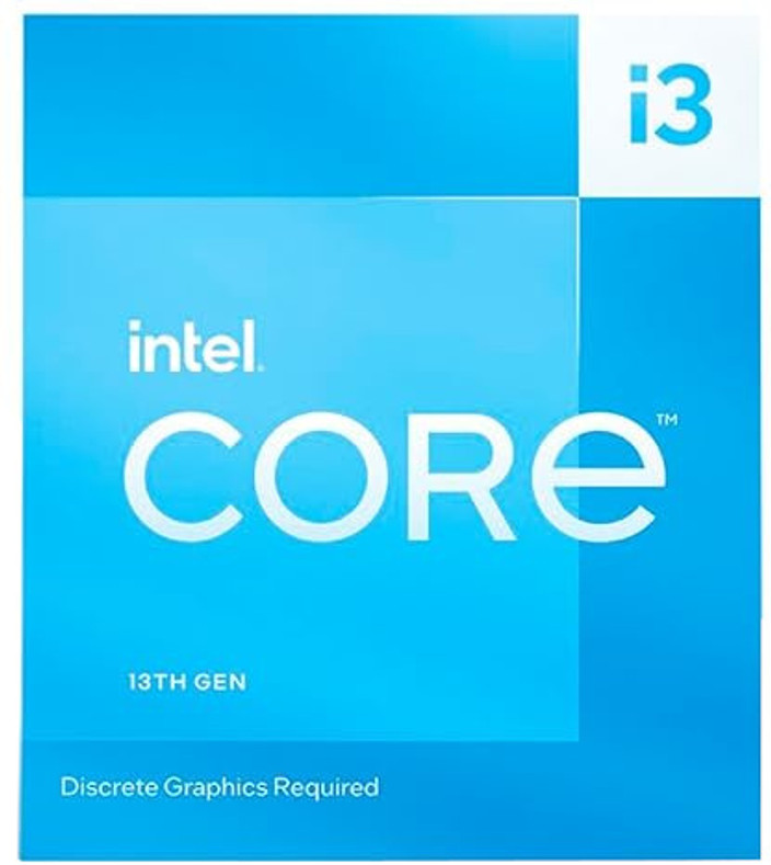 Intel i3-13100F 3.4 GHz LGA1700 Socket 4 Cores Desktop