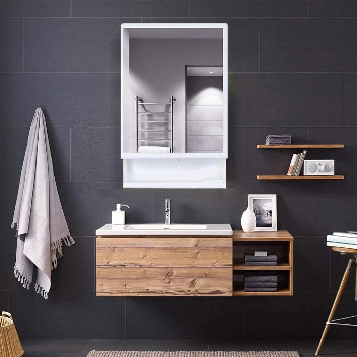 Mirrored Vanity Cabinet Storage: Maximize Space with Style