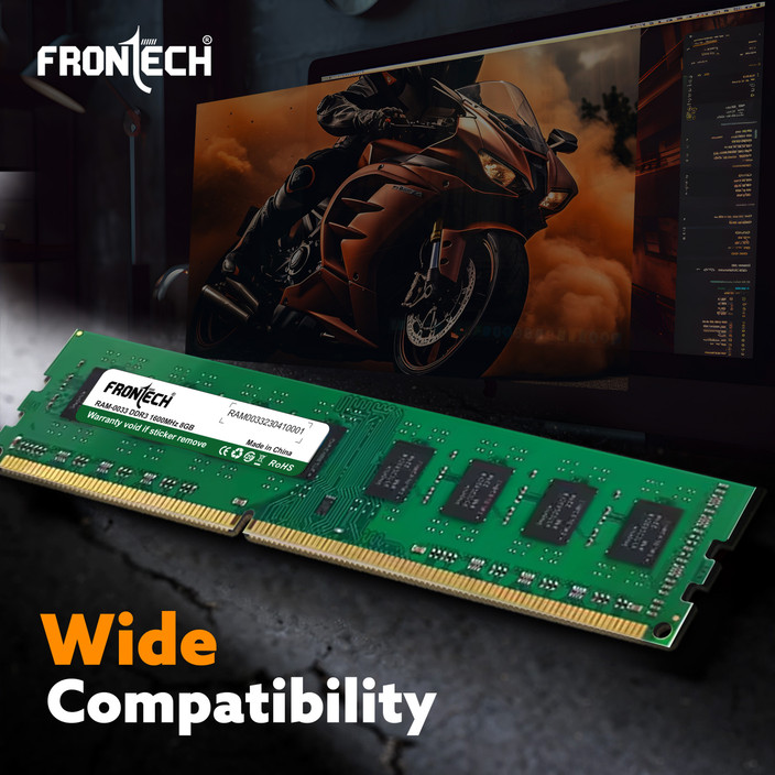 Frontech DDR3 Desktop RAM 1600 MHz 240 PIN| LONG-DIMM DDR3
