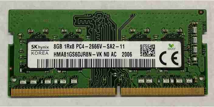 SK hynix1RX8 PC4-2666V-SA1-11 8GB×1 2枚 8gb-ddr4-2666-sk-hynix-