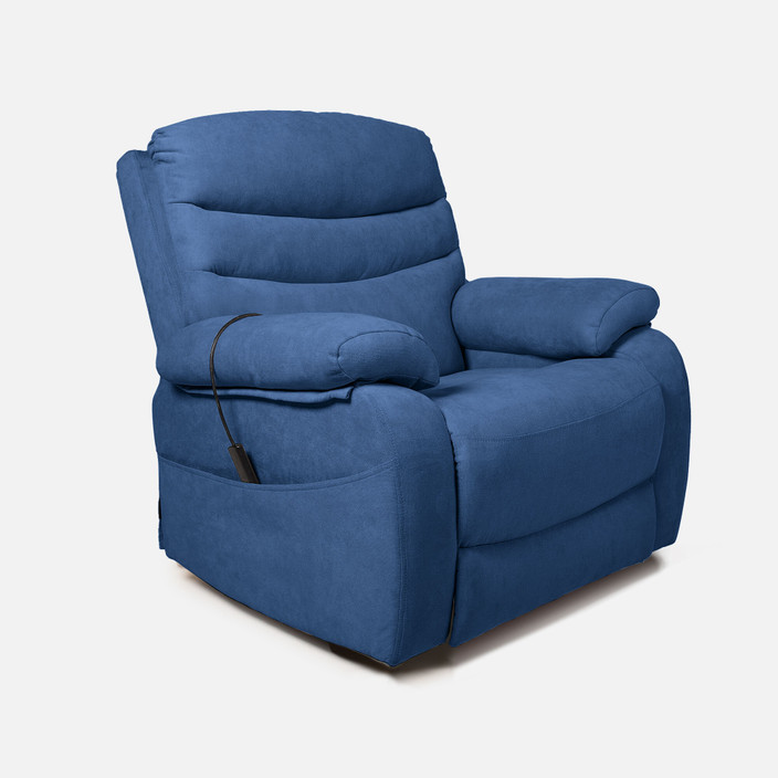Jordy Blue Recliner Chair Electric Fabric Jordyblue Jamie