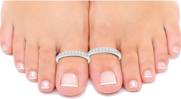 Parnika Exclusive Anvat (Leg Thumb Rings) Pure Sterling