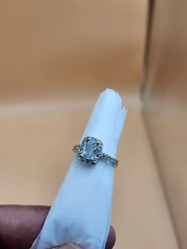 Engagement Ring Ring Size Adjustable MIRZA Women American Diamond