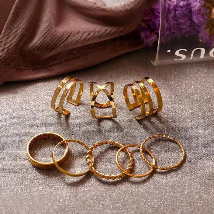 Fashion Rings Flipkart Jewellery Rings Fashion Frill Plushy Gold