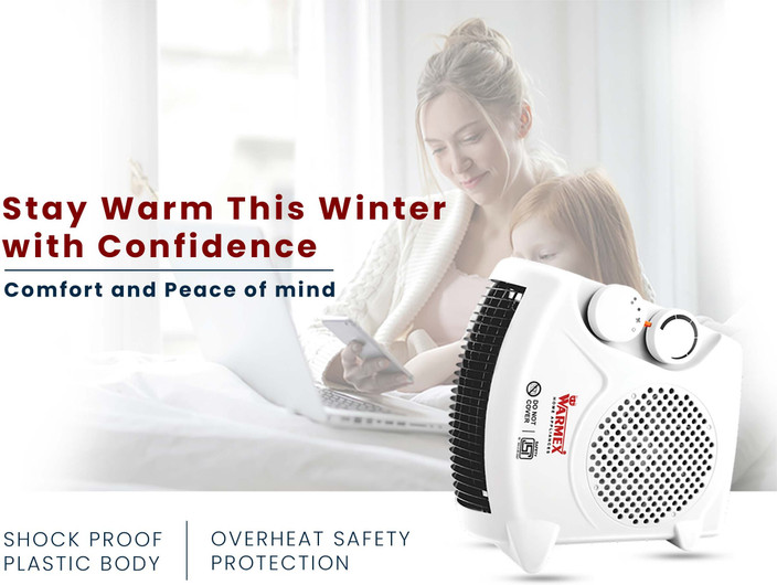 Warmex Home Appliances FH 09 Fan Heater Fan Room Heater Price in
