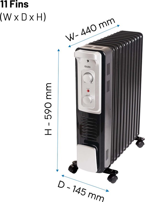 Oil Heating Radiator Heating Monthly Cost 2900 W Havells Oil