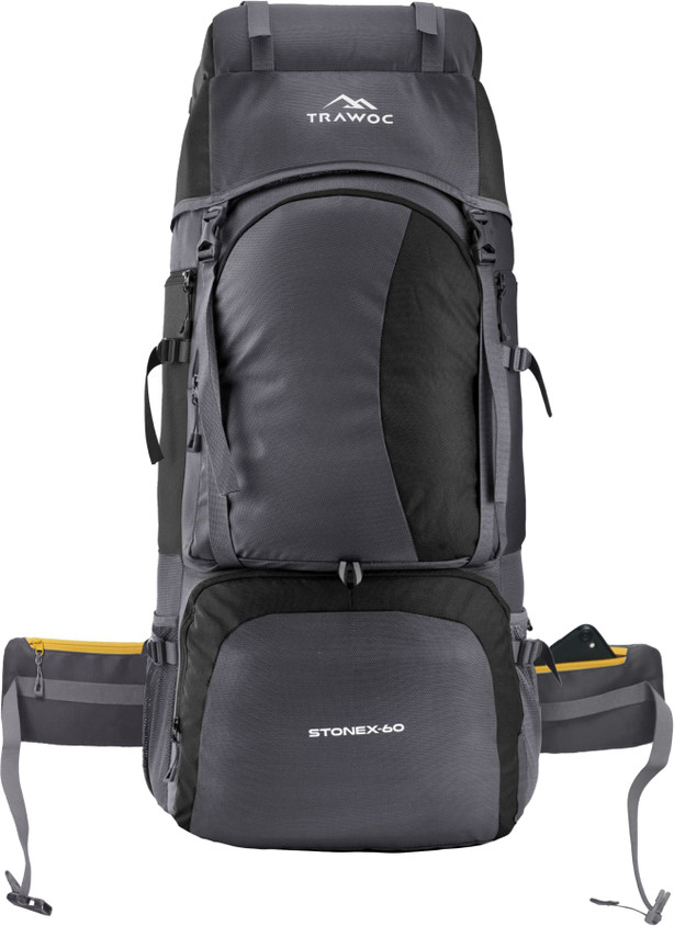 TRAWOC STONEX 60 L Travel Backpack Trekking Hiking bag for Men Women  Rucksack 60 L