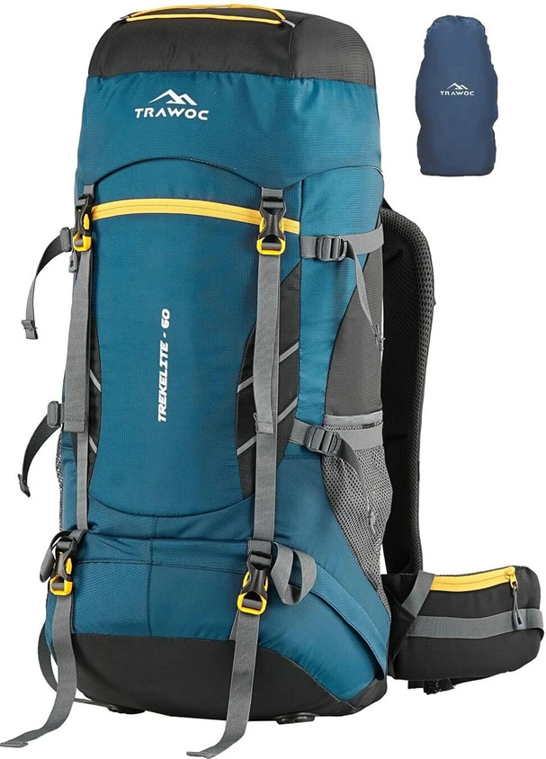 Trekking Bag 60 Litre Travel Bag Tripole Walker Pro Metal Frame