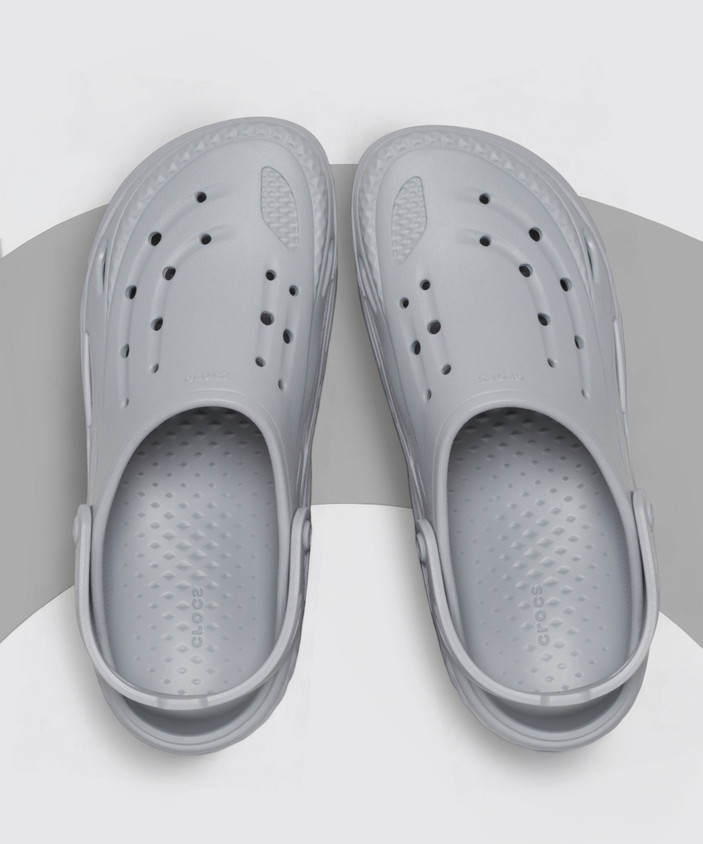Grey Crocs Footwear Flipkart CROCS Off Grid Women Clogs