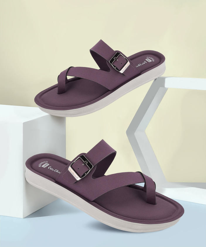Purple Walkaroo Sandals For Women WALKAROO Women Casual