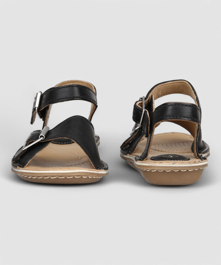 Tustin Clarks Sandals 2018 CLARKS Tustin Sea Black Leather Women