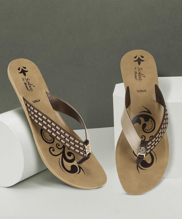 Ladies Chappal Amazon Par Chappal Cherry Red T-Strap Kolhapuri