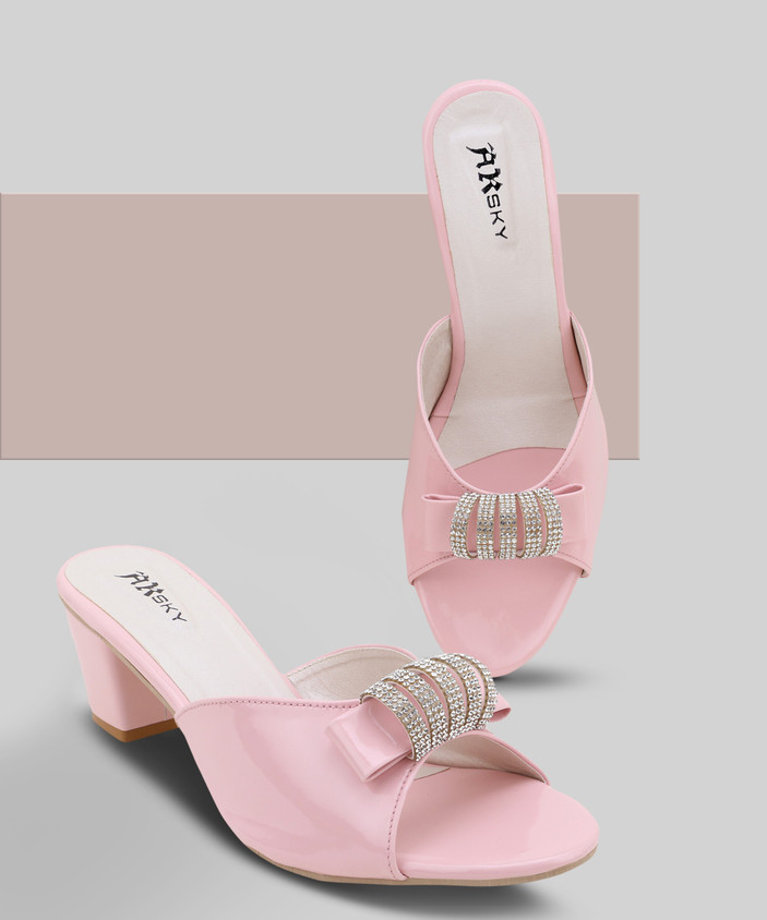 Pink Stylo Heel Sandal AK SKY Women Heels