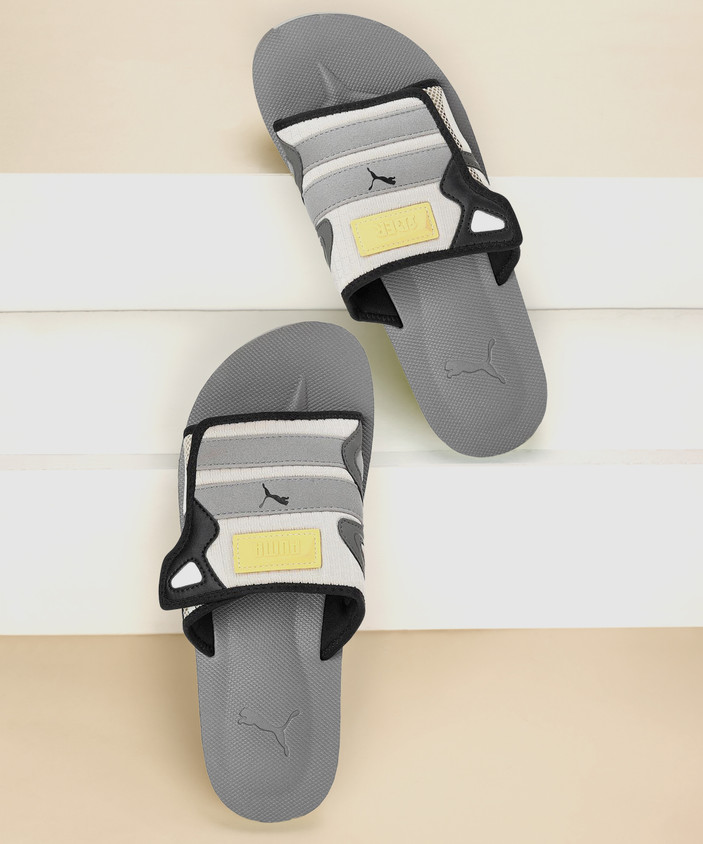 Sandals Grey Puma Slides PUMA Men's Cool Cat Leap Slide Sandals