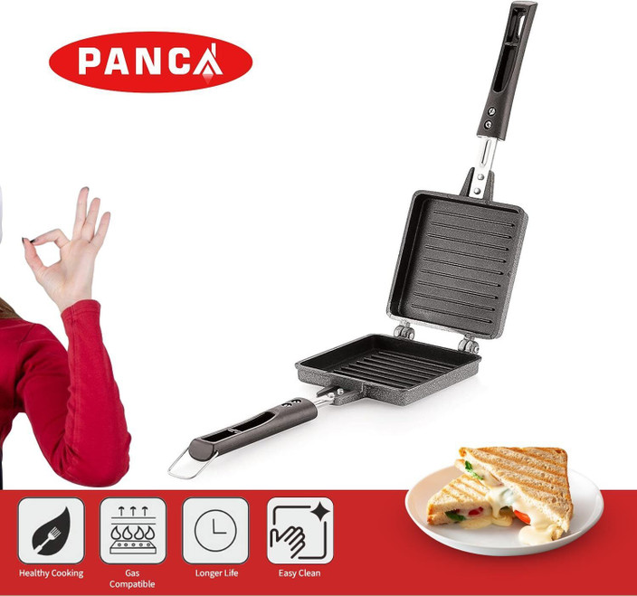 Panca by PANCA Gas Toaster Big Size,Jumbo Sandwich Maker Aluminium