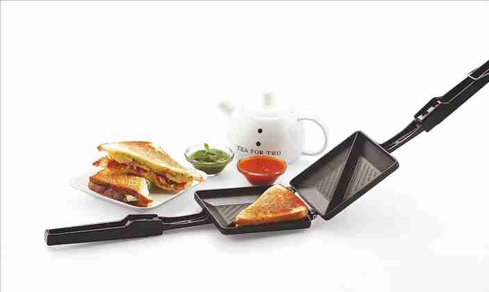 BLLUEX Premium Non-Stick Aluminium Grill Sandwich Toaster/Sandwich