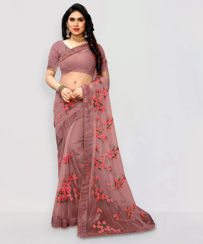 Net Saree Flipkart Online Shopping Party Wear Sarees PATLANI STYLE